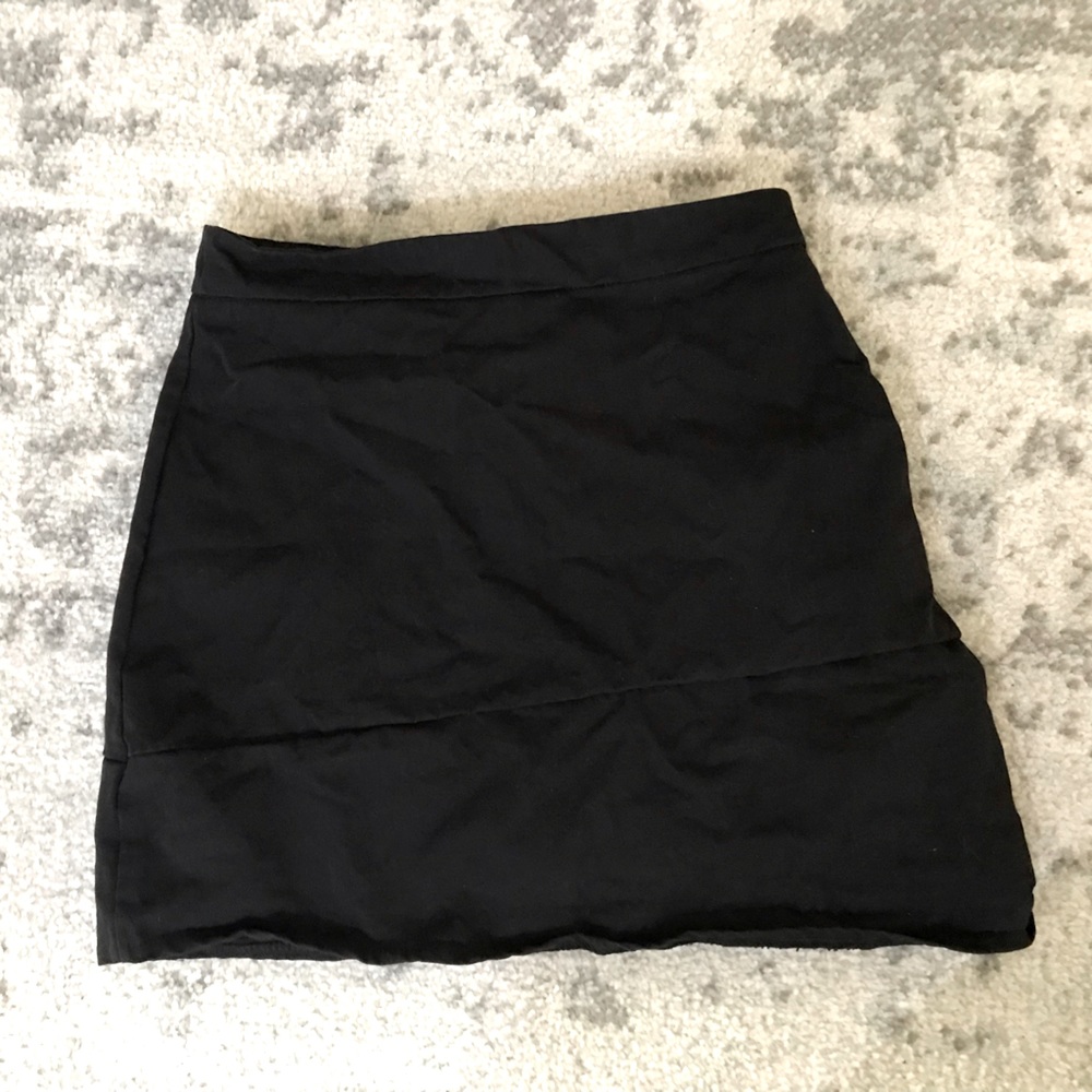 Asymmetrical Black Skirt